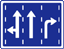 進行方向別通行区分の標識(規制標識)64x64