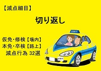 【切り返し】仮免・本免・修検・卒検で多い減点32選｜ふくまるの自動車教習所200x141